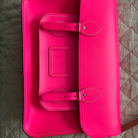 The Cambridge satchel company electric pink messenger bag purse - Picture 4 of 13